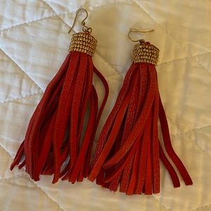 Noonday Collection Pirouette Earrings, Red
